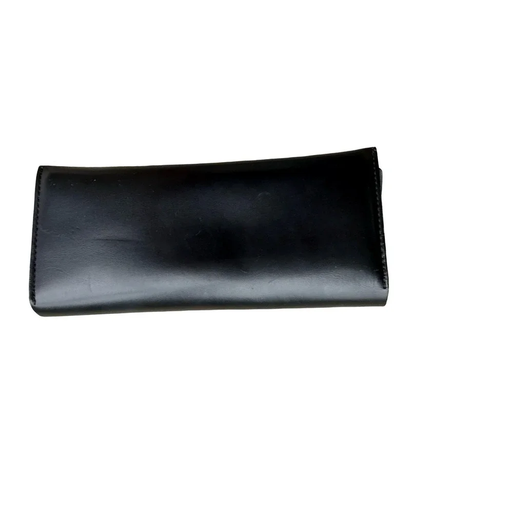 Saint Laurent Black Leather Hard Case for Glasses/Sunglasses Flip Top